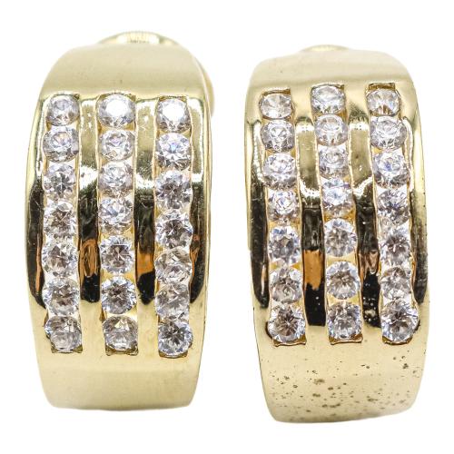 PENDIENTES DE PLATA CON CIRCONITAS