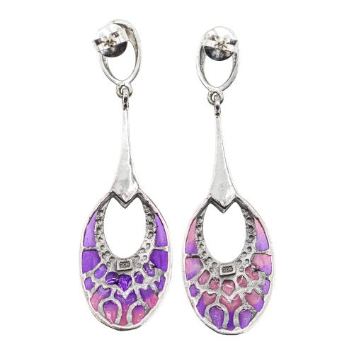 PENDIENTES LARGOS CON ESMALTES