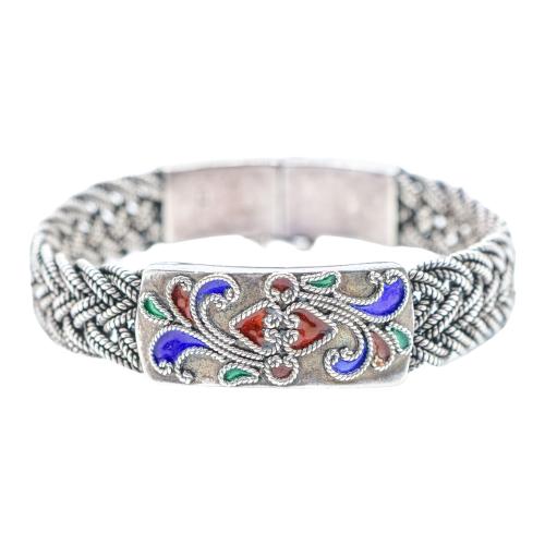 PULSERA ESCLAVA CON ESMALTES