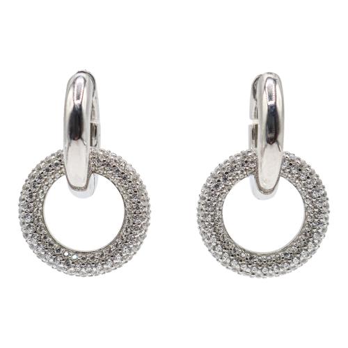PENDIENTES ARGOLLAS CON CIRCONITAS
