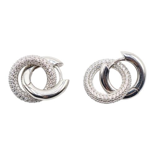 PENDIENTES ARGOLLAS CON CIRCONITAS