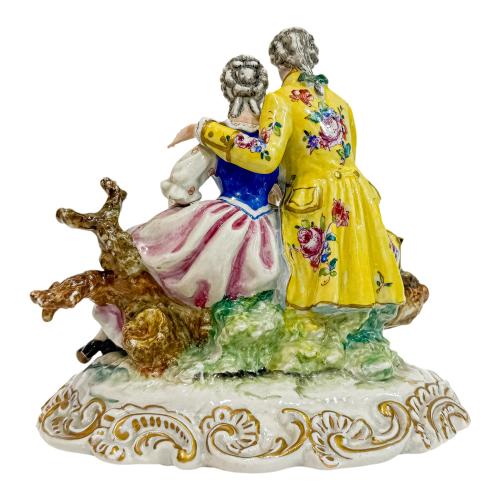 FIGURA EN PORCELANA ALEMANA DE MEDIADOS DEL S.XX