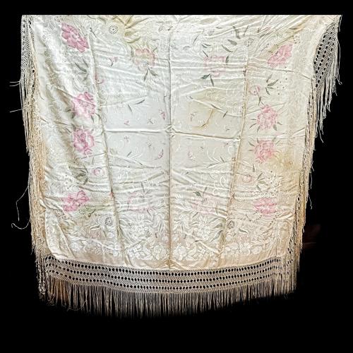 MANTÓN  DE MANILA DEL PRIMER TERCIO DEL SIGLO XX