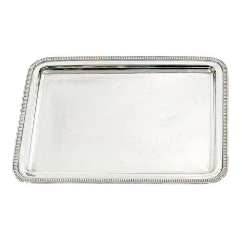SALVILLA DE PLATA DE MEDIADOS DE SIGLO XX
