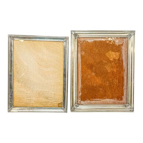 DOS MARCOS DE PLATA DE MEDIADOS DEL S.XX
