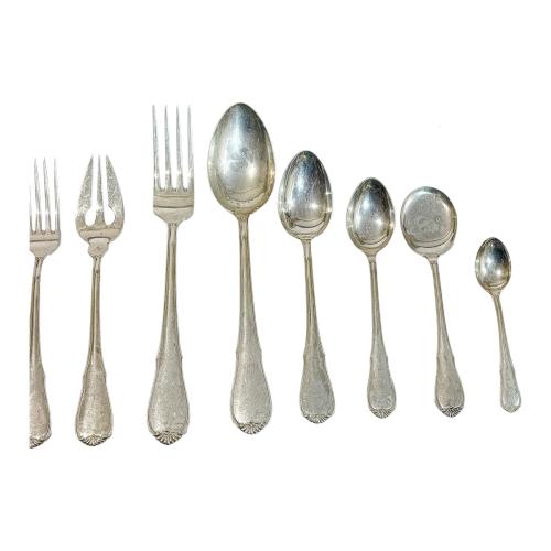 CUBERTERIA EN PLATA DE MEDIADOS DEL S.XX 