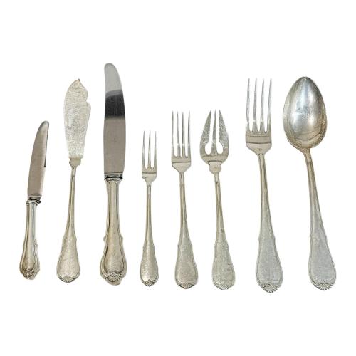 CUBERTERIA EN PLATA DE MEDIADOS DEL S.XX 