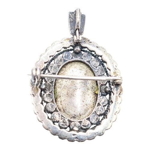 BROCHE COLGANTE CAMAFEO DE MEDIADOS S.XX