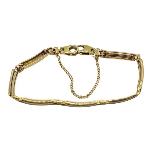PULSERA EN BASE A UNA LEONTINA DEL S.XIX
