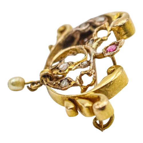 BROCHE MODERNISTA DE PPS. DEL S.XX