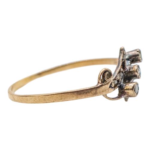 SORTIJA CON DIAMANTES DEL S.XIX