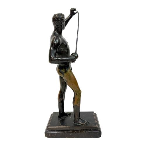 FIGURA DE BRONCE ART DECO DEL PRIMER TERCIO DE S. XX