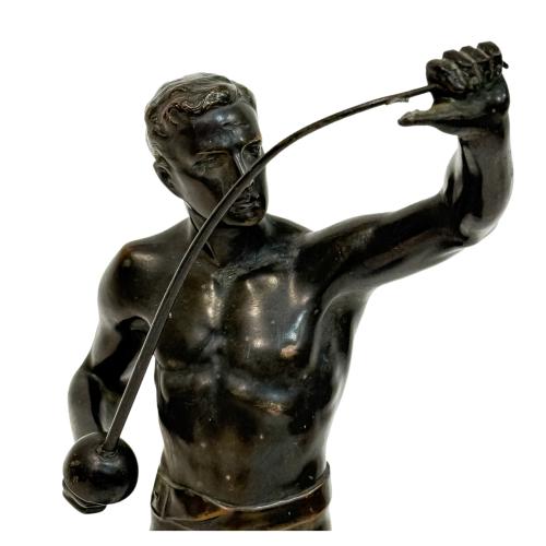 FIGURA DE BRONCE ART DECO DEL PRIMER TERCIO DE S. XX