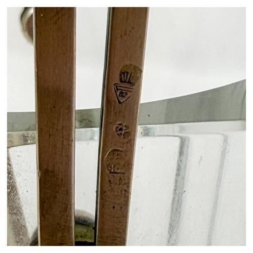 CUBITERA EN CRISTAL DE MEDIADOS DE SIGLO XX
