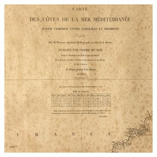 CARTA MARINA ENMARCADA