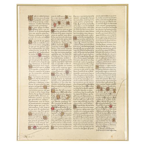 COLECCIÓN DE 6 MAPAS FACSIMIL DE ABRAHAM CRESQUES