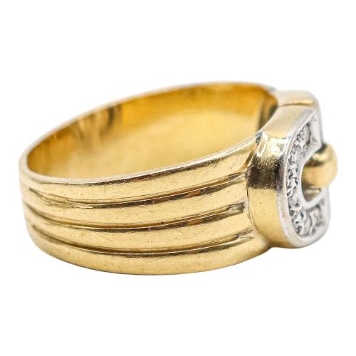 ANILLO CON BRILLANTES