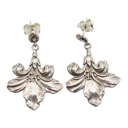 PENDIENTES FLOR DE PLATA