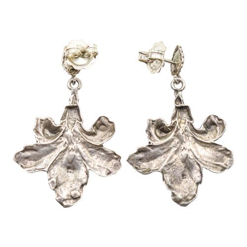PENDIENTES FLOR DE PLATA