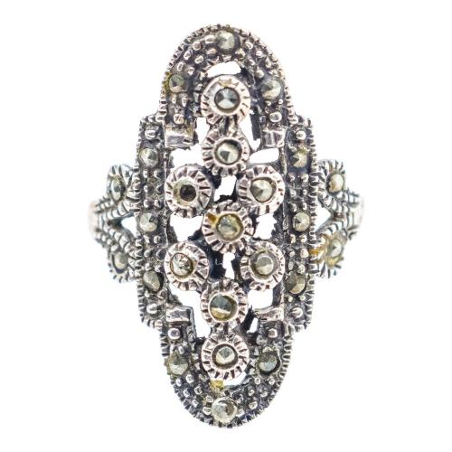 ANILLO LANZADERA CON MARQUESITAS