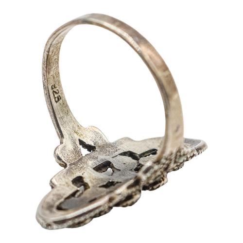 ANILLO LANZADERA CON MARQUESITAS