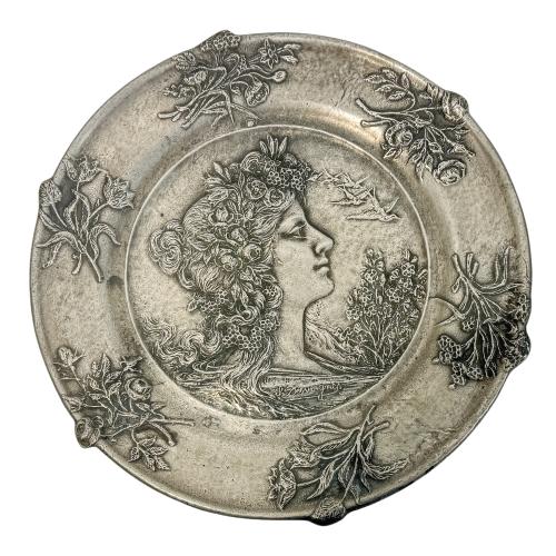 COLECCIÓN DE 4 PLATOS ART NOUVEAU