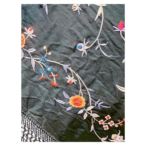 MANTÓN DE MANILA DE LA PRIMERA MITAD DE S. XX