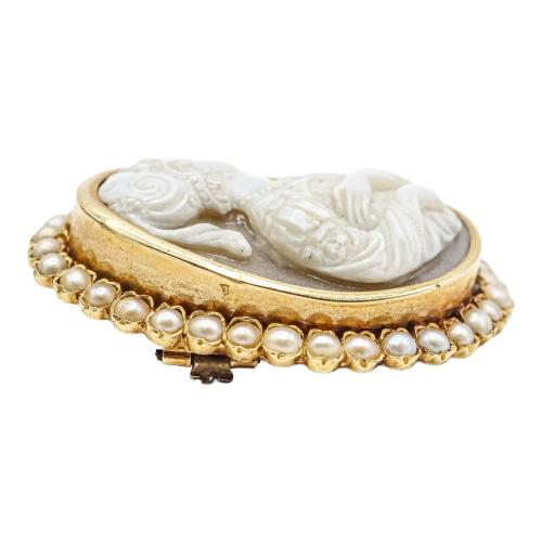 BROCHE CAMAFEO DEL S.XIX