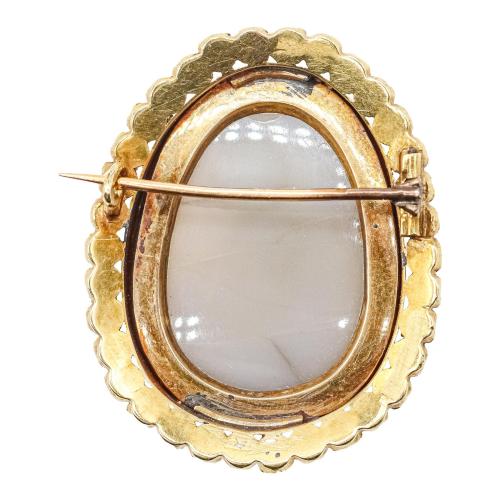 BROCHE CAMAFEO DEL S.XIX