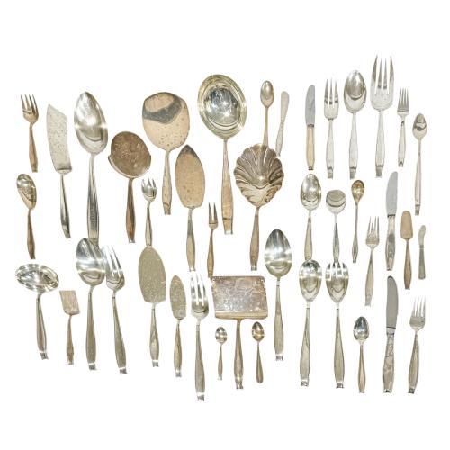 GRAN CUBERTERÍA EN PLATA DEL ÚLTIMO TERCIO DEL S.XX