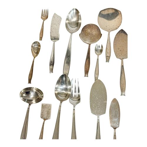 GRAN CUBERTERÍA EN PLATA DEL ÚLTIMO TERCIO DEL S.XX