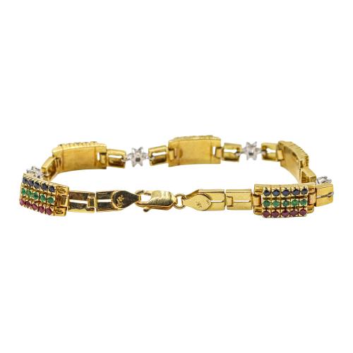 CONJUNTO CON ESMERALDAS, ZAFIROS Y RUBÍES