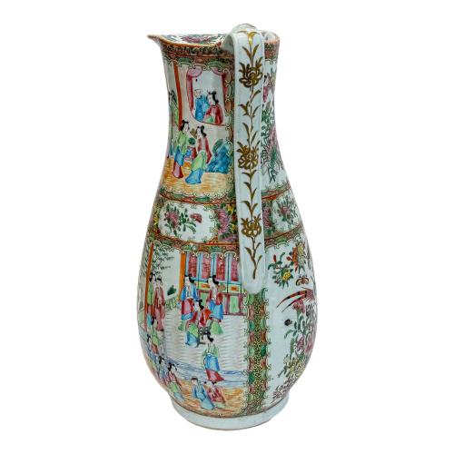 GRAN JARRA EN PORCELANA ORIENTAL DE FINALES DEL S.XIX