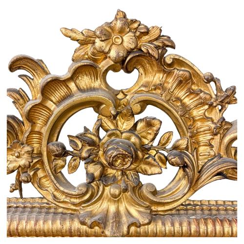 GRAN ESPEJO DE PARED FRANCÉS DE FINALES DEL S.XIX