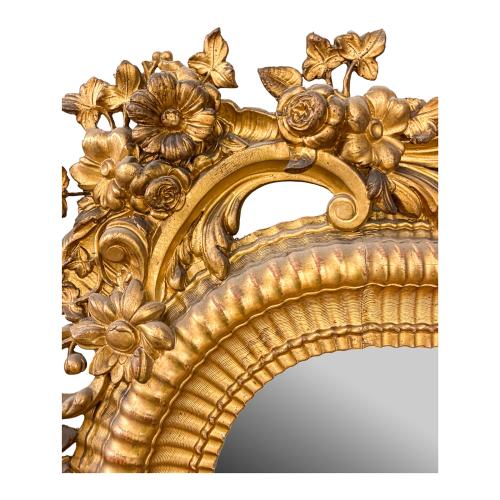 GRAN ESPEJO DE PARED FRANCÉS DE FINALES DEL S.XIX