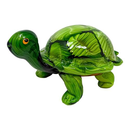 TORTUGA DE CRISTAL SOPLADO DE MURANO  ÚLTIMO CUARTO S. XX