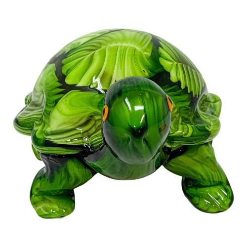 TORTUGA DE CRISTAL SOPLADO DE MURANO  ÚLTIMO CUARTO S. XX