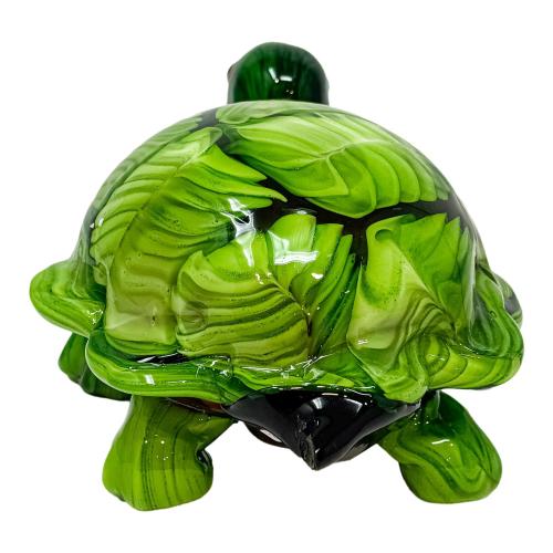 TORTUGA DE CRISTAL SOPLADO DE MURANO  ÚLTIMO CUARTO S. XX