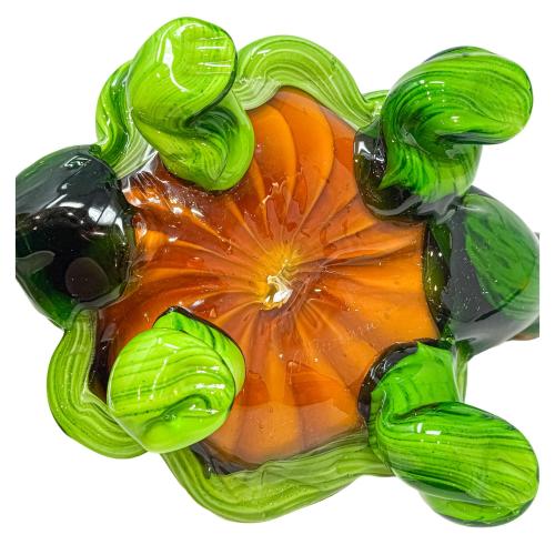 TORTUGA DE CRISTAL SOPLADO DE MURANO  ÚLTIMO CUARTO S. XX