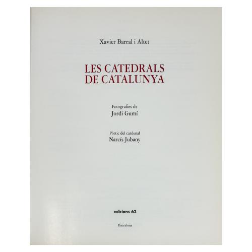 DOS LIBROS SOBRE CATEDRALES DE ESPAÑA Y CATALUÑA