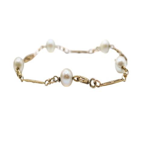 PULSERA DE PERLAS, AÑOS 70