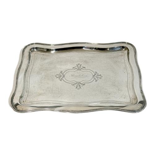 BANDEJA DE PLATA DE PRINCIPIOS DE SIGLO  XX