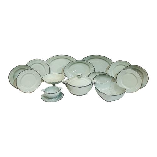 VAJILLA DE PORCELANA CHECOESLOVACA DE LOS AÑOS 40