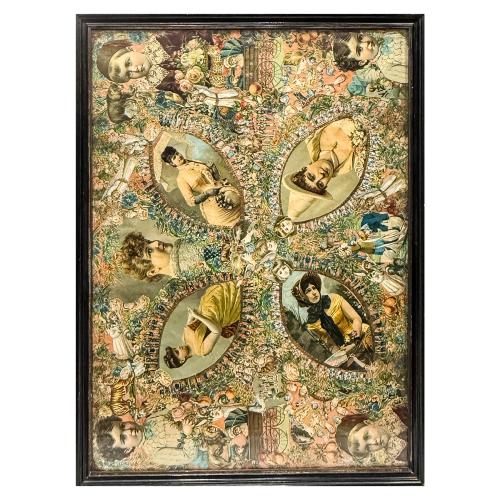 COMPOSICIÓN DE CROMOS ANTIGUOS 