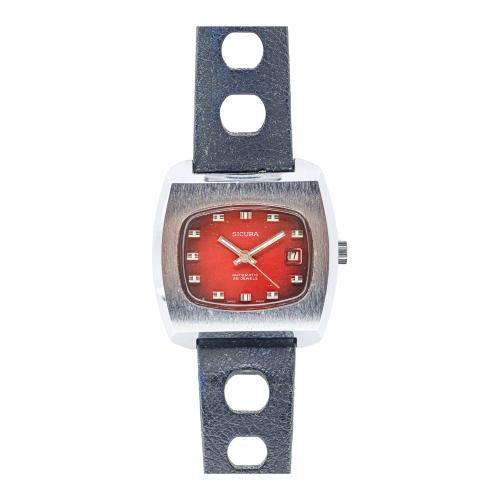 RELOJ DE PULSERA SICURA AUTOMÁTICO, AÑOS 70