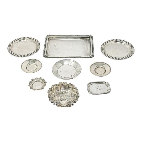 CONJUNTO DE PLATITOS EN PLATA DEL ÚLTIMO CUARTO DEL S.XX