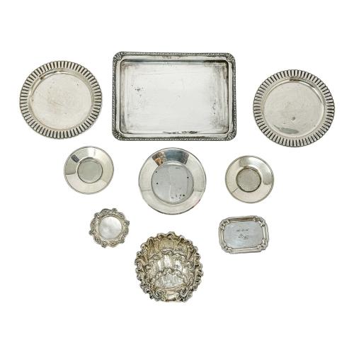 CONJUNTO DE PLATITOS EN PLATA DEL ÚLTIMO CUARTO DEL S.XX