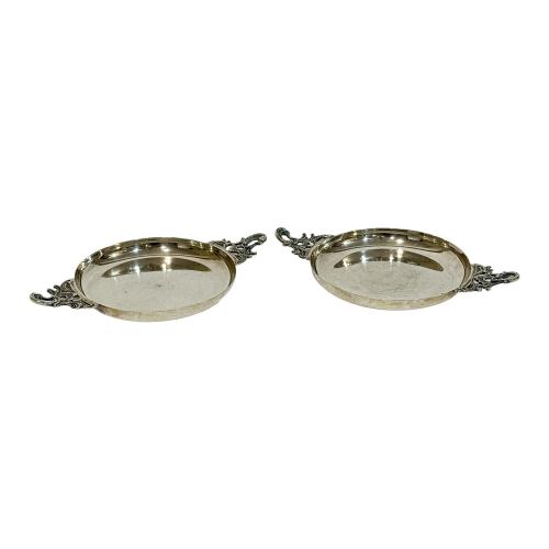 DOS PLATITOS EN PLATA DEL PRIMER CUARTO DEL S.XX