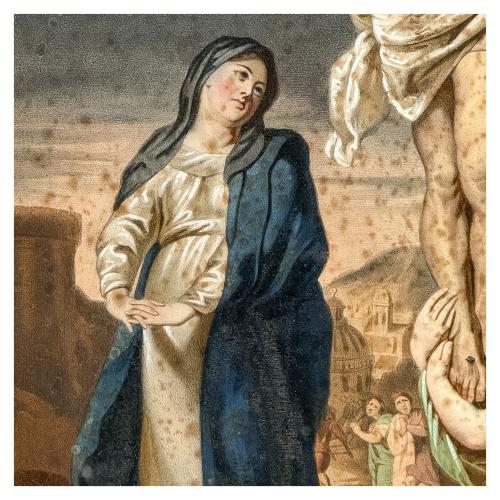 LITOGRAFÍA ENMARCADA DEL S.XIX