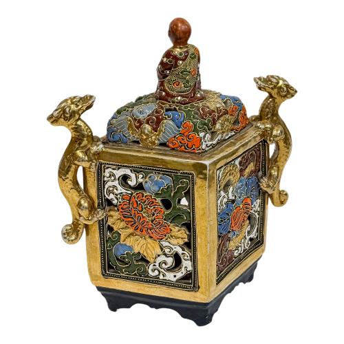 INCENSIARIO JAPONES EN CERAMICA SATSUMA 